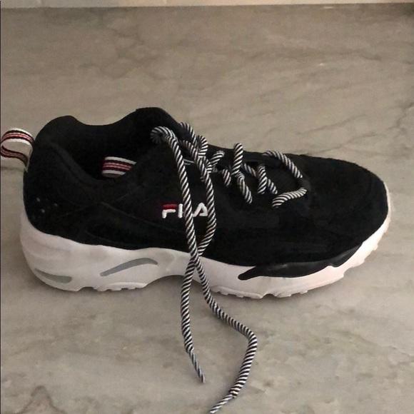 black zebra lace filas - Picture 5 of 8